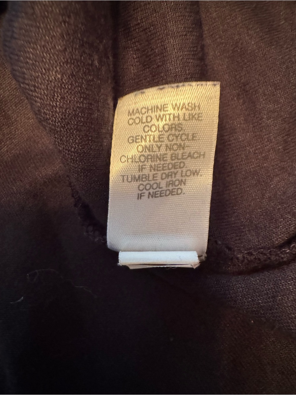 Pure Jill J.Jill Small Brown Velour Pima Cotton Shirred Back Tunic - Picture 6 of 7